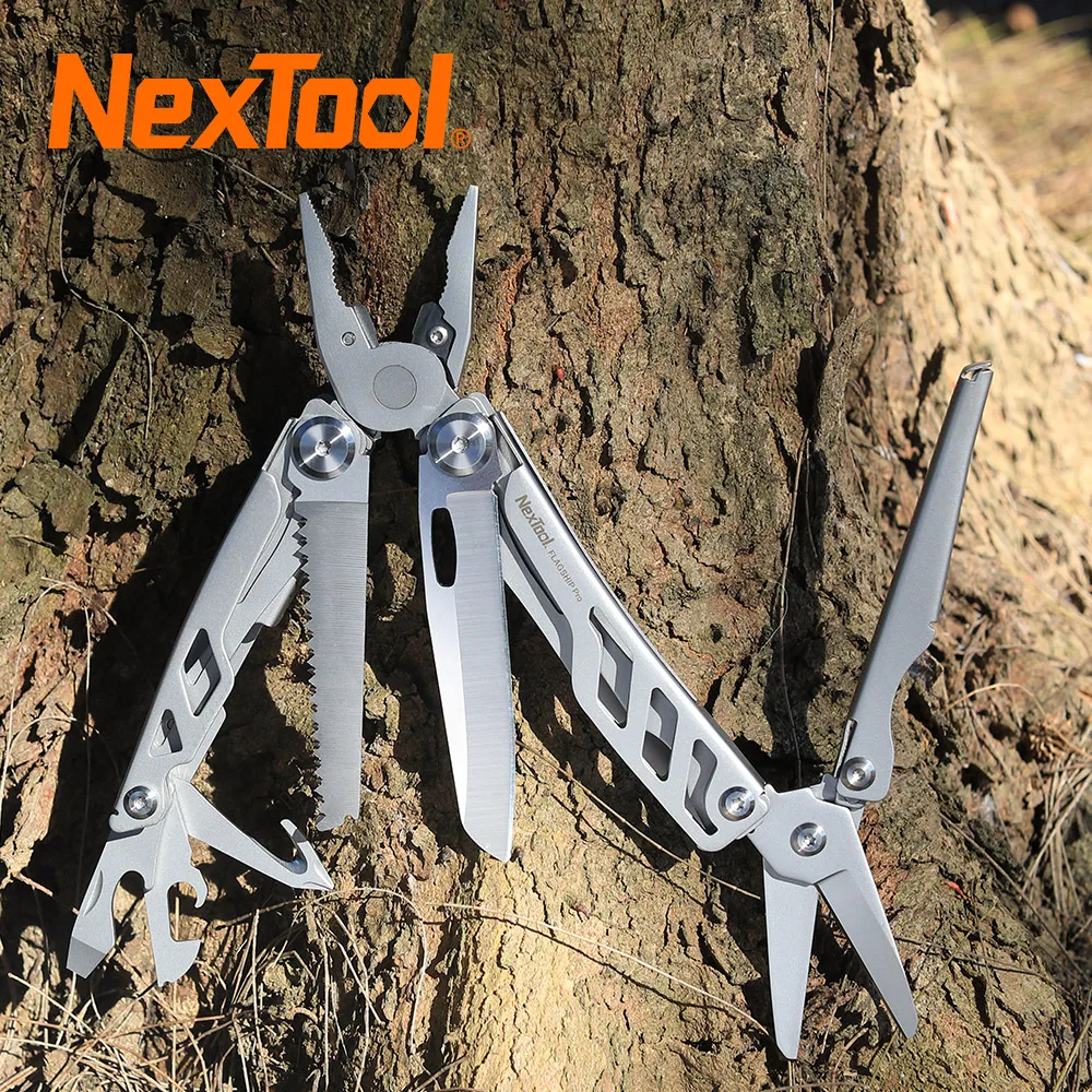 NexTool Flagship Pro EDC Outdoor Hand Set 16 IN 1 Multi-Tool Pliers Folding Knife Screwdriver Can Opener Version