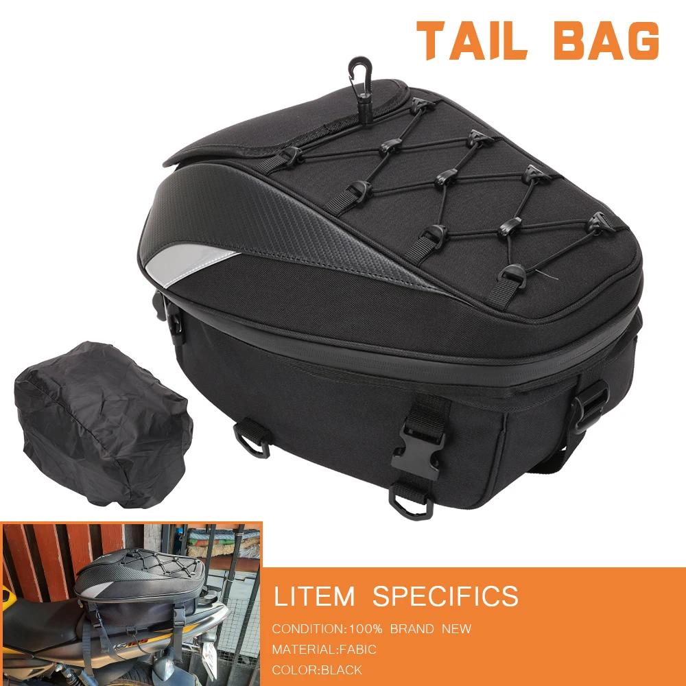 

Motorcycle Waterproof Tail Bag And Mounting Multi-functional Durable Rear Rider Backpack For KTM YAMAHA HONDA SUZUKI KAWASAKI