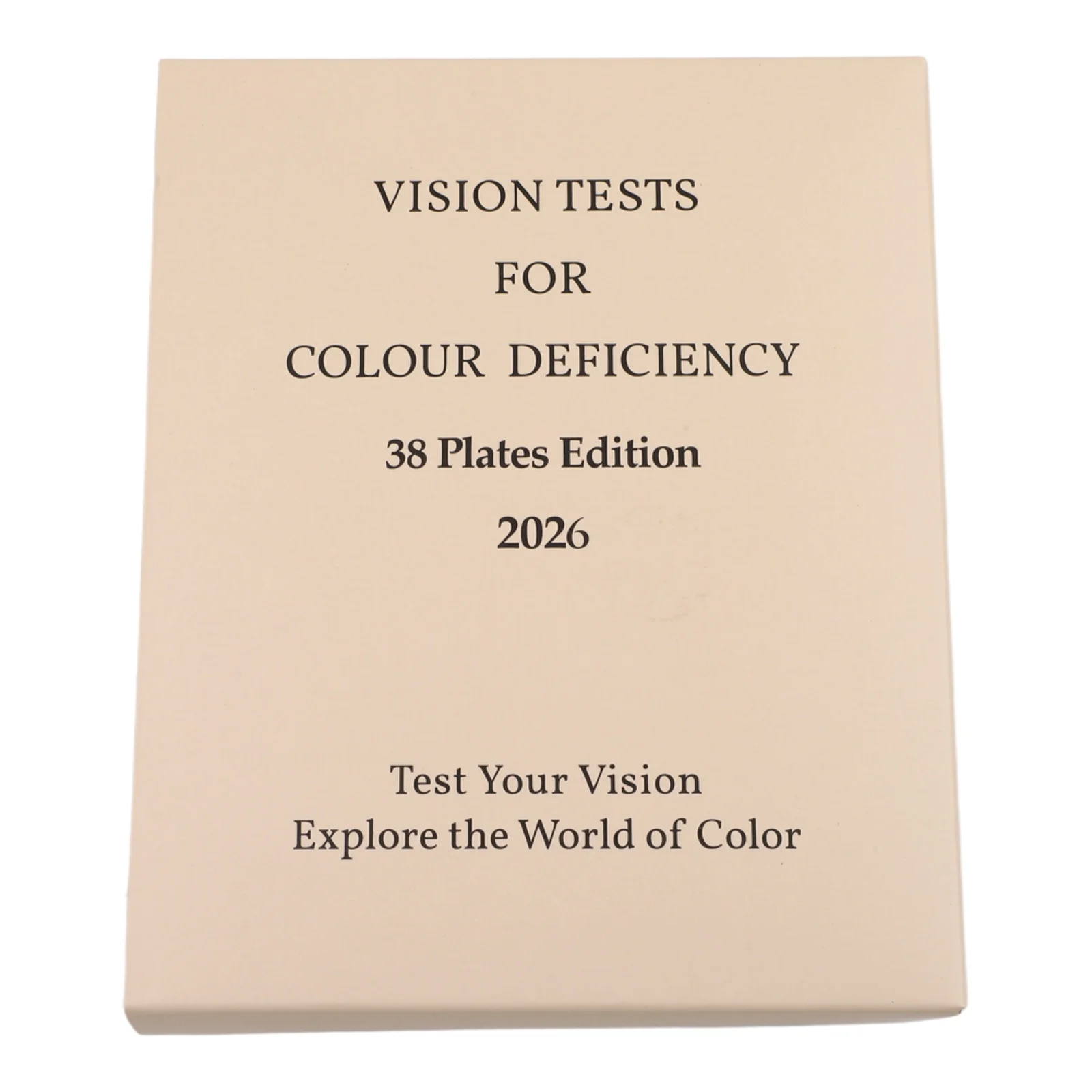 38 Plates Optometry Test Book Ishihara 2024 Edition for Accurate Detection of Red Green for color Deficiency and for color