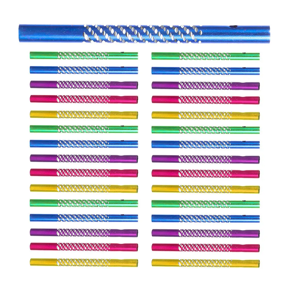 

150Pcs High Durability Aluminium Oxide Wind Chime Tubes DIY Metal Wind Chime Accessories for Elegant Home Yard Decoration