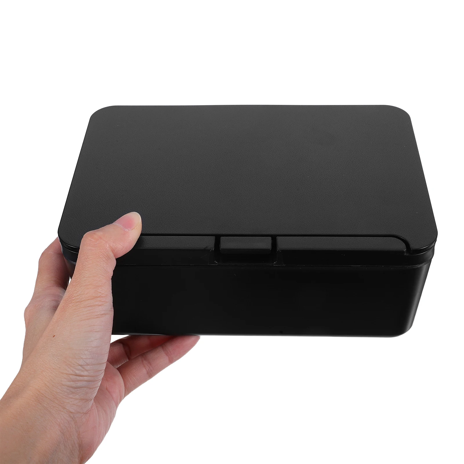 

Wet Tissue Box Sealed Design Unique Extraction Port Rectangle Tissue Storage Organizer For Bathroom Kitchen