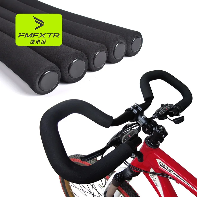 

Two travel bike butterfly handlebars with sponge and long-distance rest shock-absorbing road sponge handlebars, each 500mm long