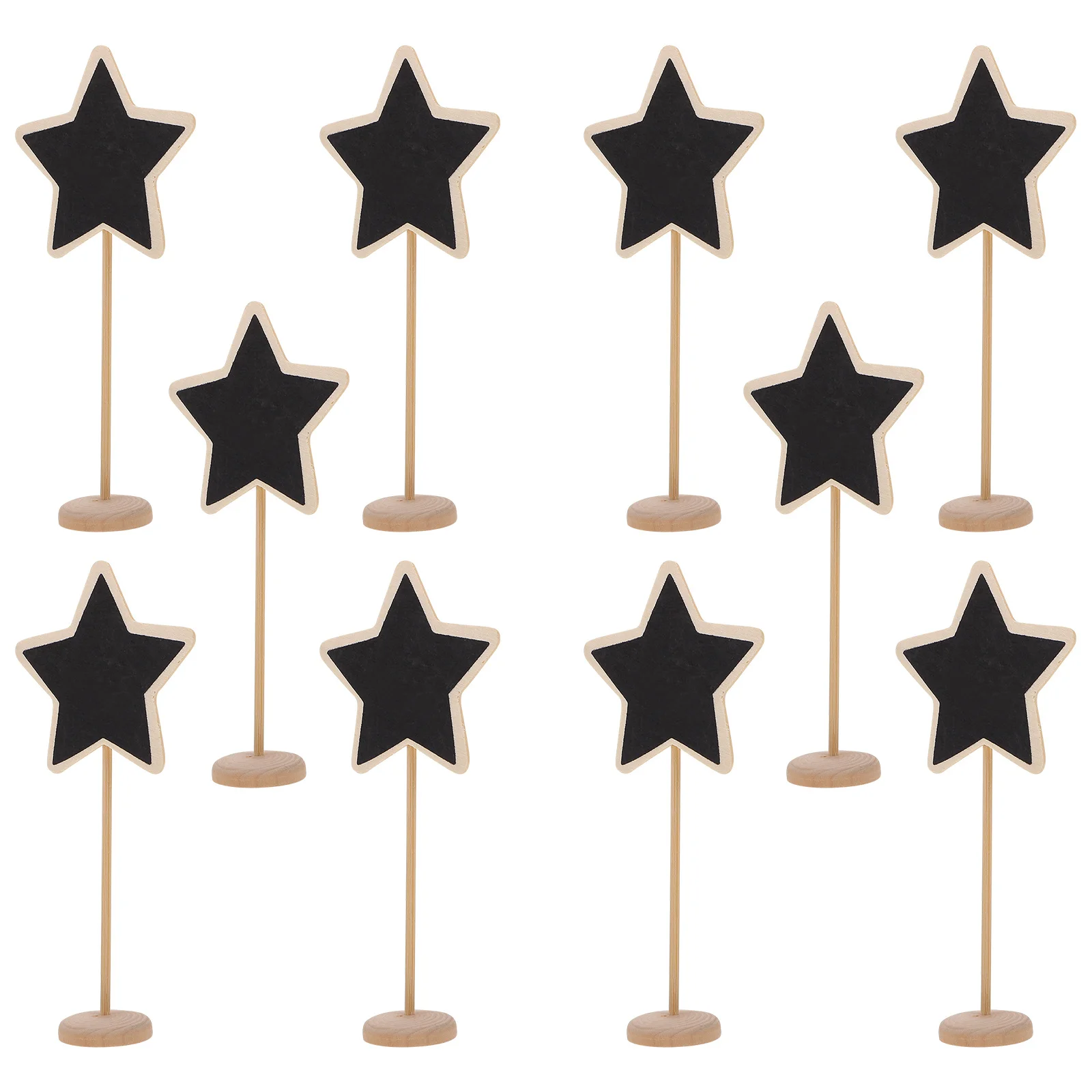 

10Pcs Mini Chalkboard Picks Wooden Message Signs Party Decoration Flower Pot Tags Home Decoration Xmas Chalkboard Picks