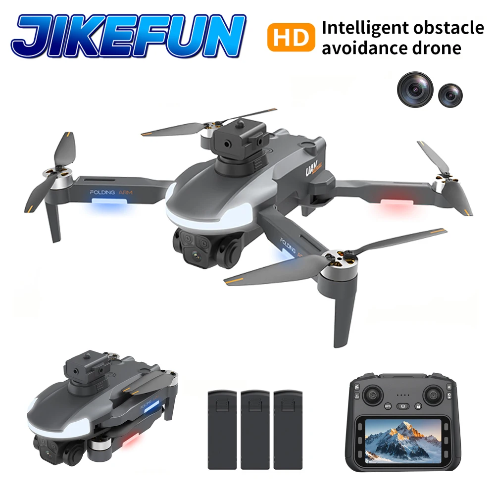 

CZ20 RC Дрон 8K GPS HD Двойная камера Бесщеточный WIFI FPV Самолет Уникнення препятствий Оптический поток БПЛА Квадрокоптер с 3 батареями