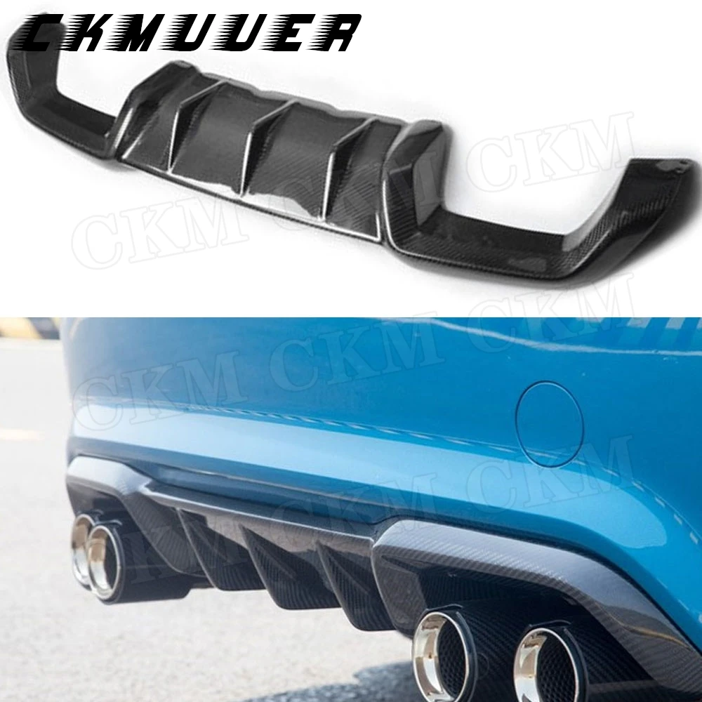 

CKMUUER Carbon Fiber Racing Rear Bumper Lip Diffuser for BMW 2 Series F87 M2 Base Coupe 2 Door 2016 2017 2018 2019 Rear Hugger