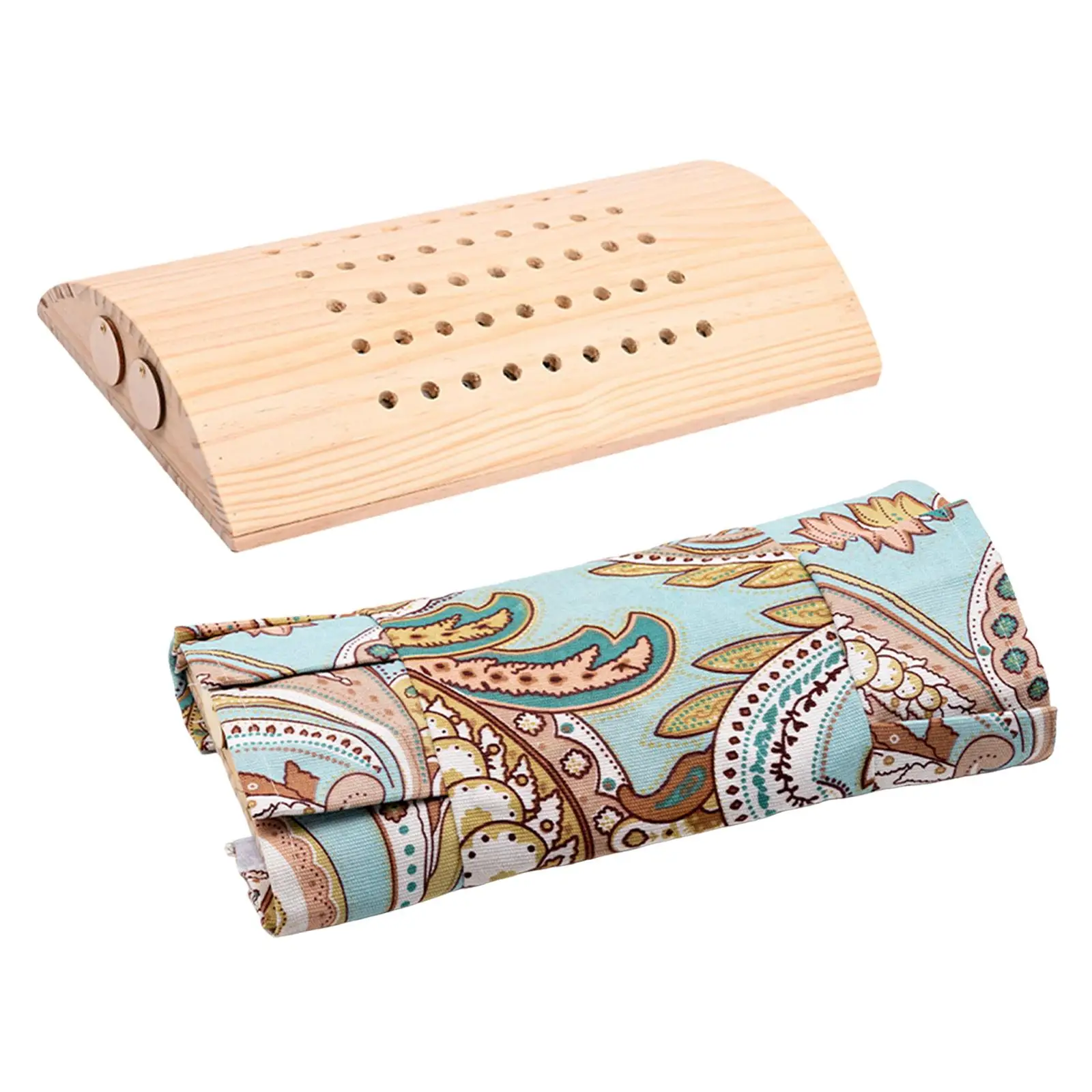 Travesseiro de pescoço de madeira, encosto de cabeça de sauna de madeira para viajar, quarto relaxante