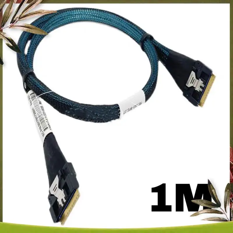

New-High Speed Pcie 4.0 Slimsas SFF8654 8I To 8I 9500 Series Nvme Available Cable External Video Card Adapter 1M