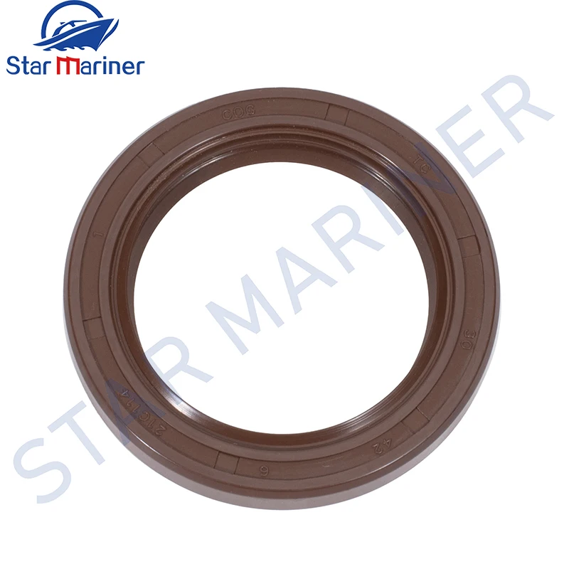 93102-30M56 Oil Seal For YAMAHA Outboard Motor 40HP Lower Casing Size 30*42*6MM Boat Engine Replaces