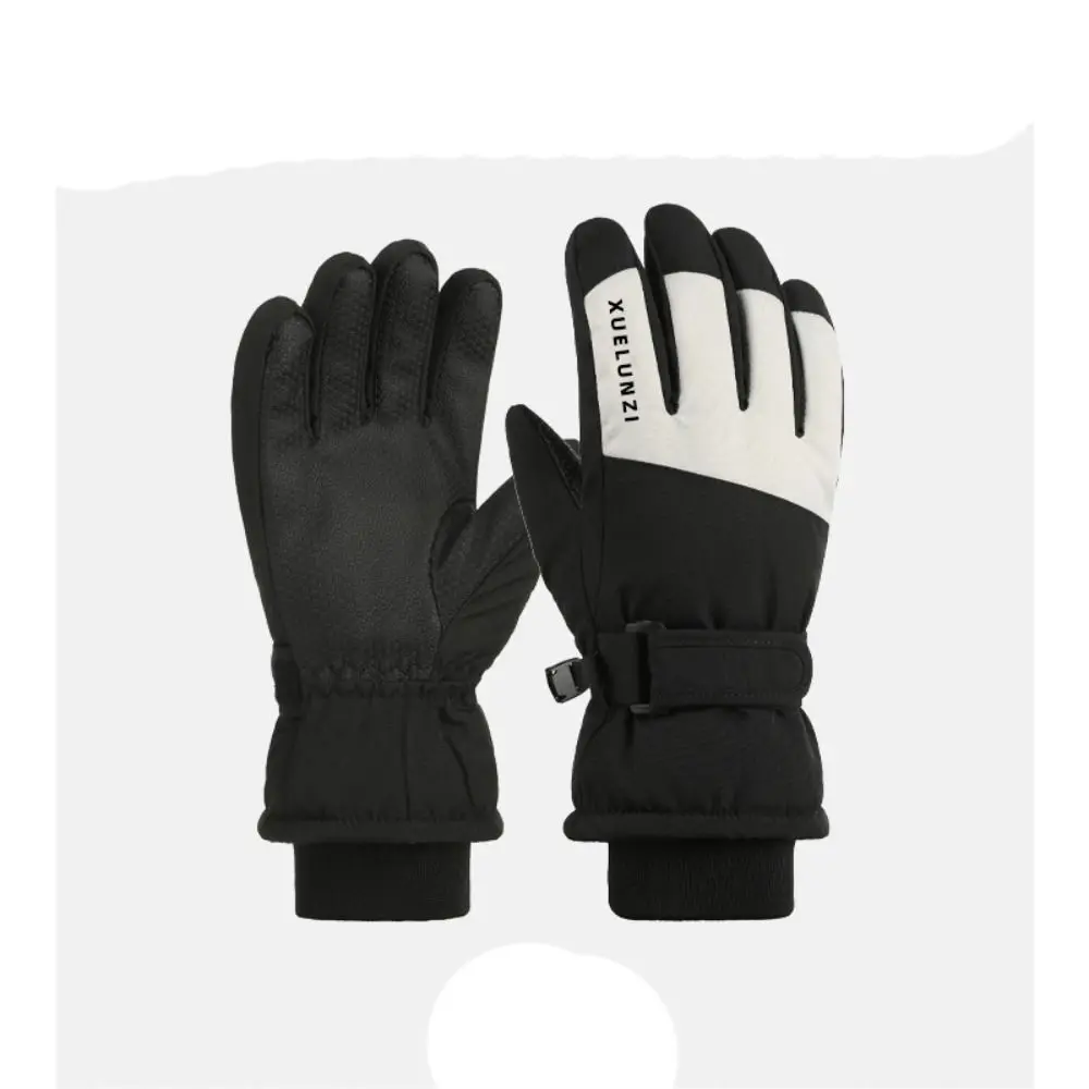 Nuovi guanti da sci per bambini caldi invernali antivento neve snowboard guanti sportivi all'aria aperta addensare guanti da ciclismo antiscivolo