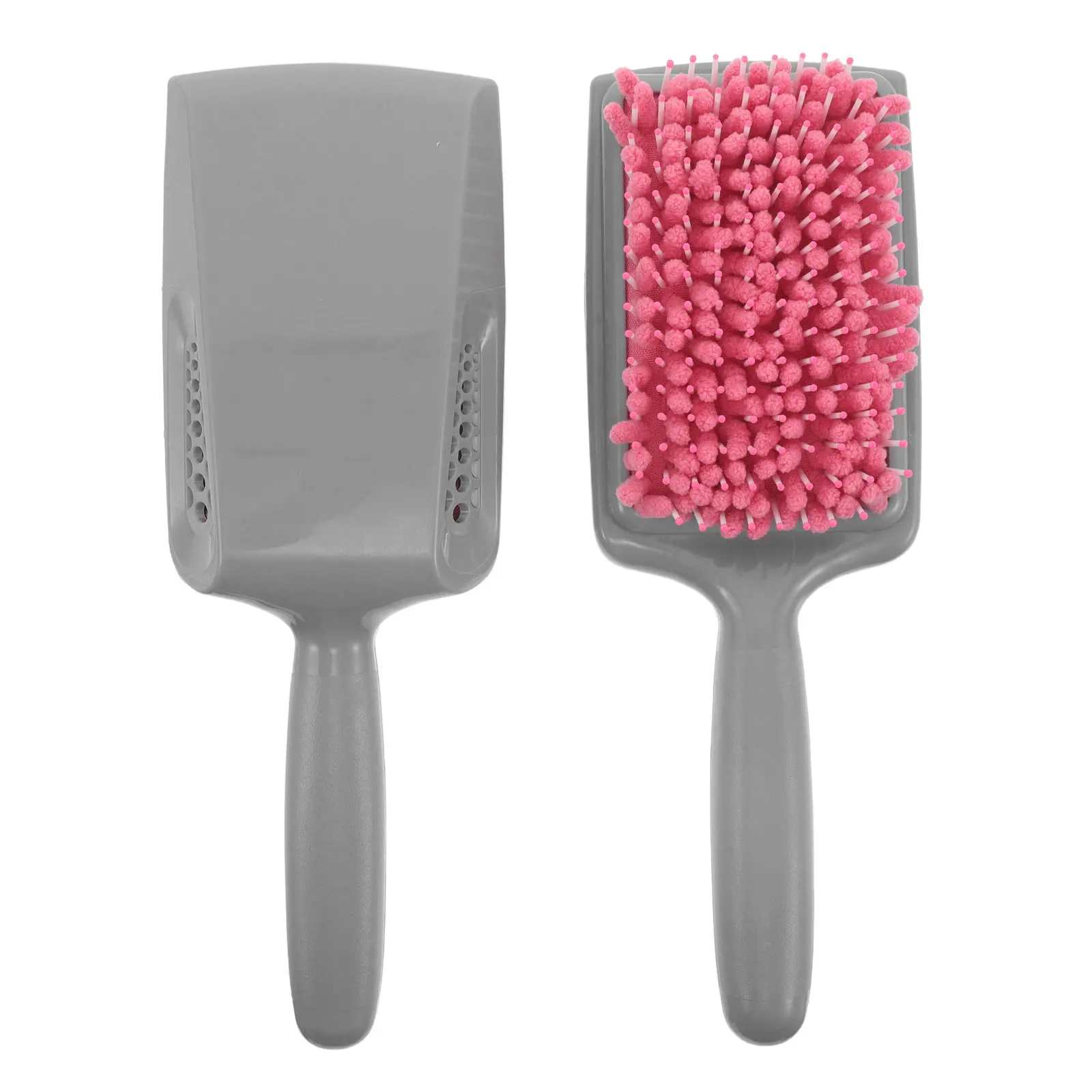 

2Pcs Hair Sponge Comb Quick Dry Towel Brush Set Fast Drying Detangling Paddle Comb for All Hair Types Portable Shower Styling