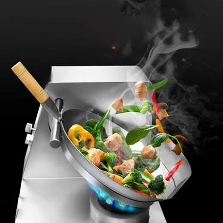 روبوت الطبخ الذكي الأوتوماتيكي للمطاعم، معدات آلة ووك الأرز الدوارة الأوتوماتيكية #4