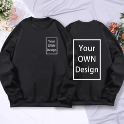 Your OWN Design Brand Logo/Picture Custom Men Sweatshirts Send picture customization DIY Hoodie Autumn Winter Sportswear Women
