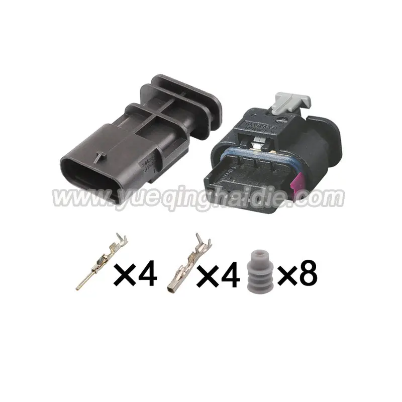 

4 Pin Automobile 1-2355514-1/1-1564559-1 Electrical Wire Harness Terminals Reversing Radar Cable Socket for VW Audi