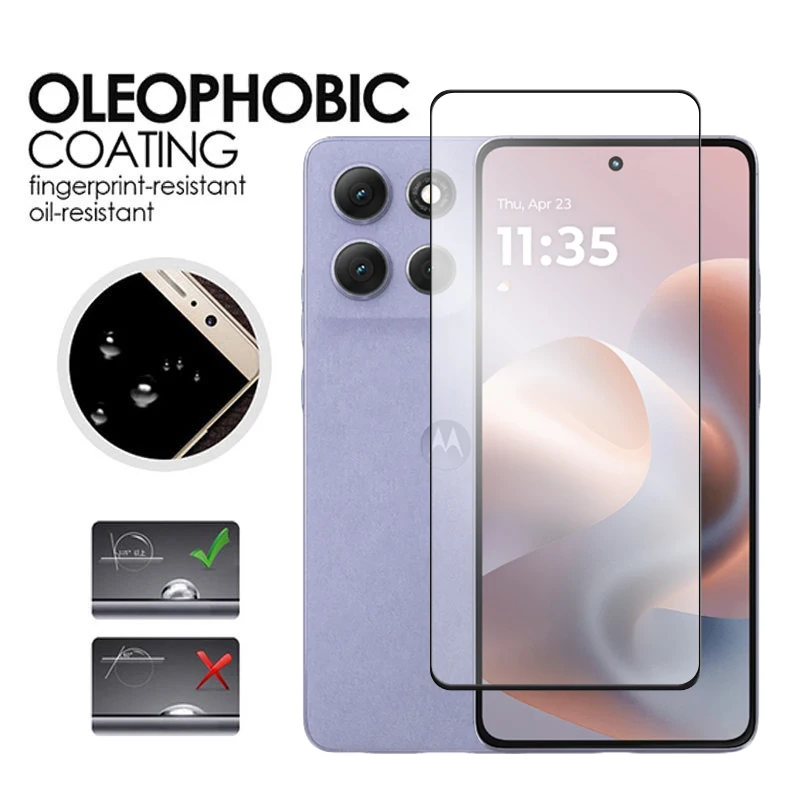 6in1 Für Motorola Moto G86 Glas Für Moto G56 G86 Power 5G Gehärtetem Glas 2,5 D Volle Abdeckung Screen Protector für Moto G86 5G Film – Detail 6