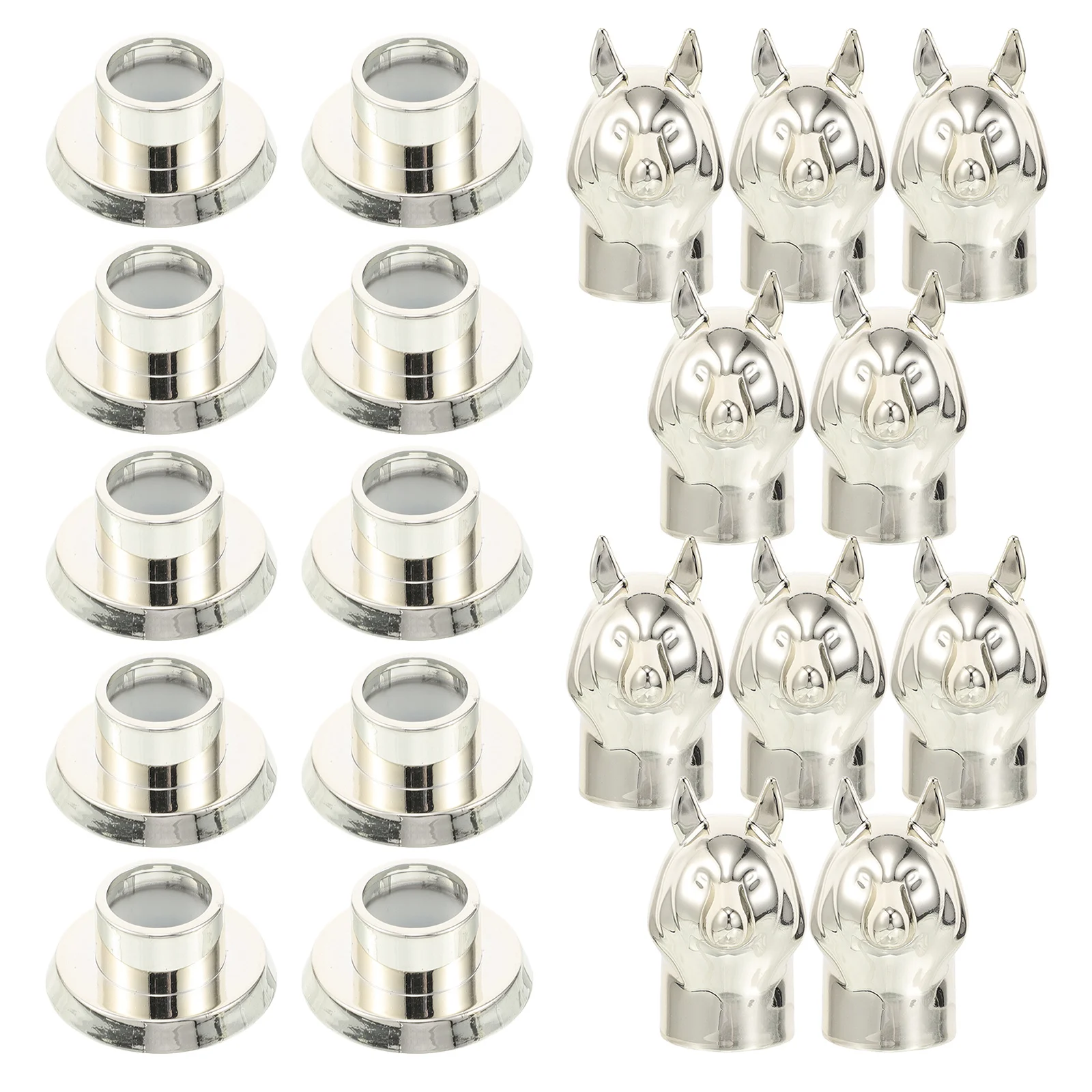

5Pcs Designer Fox Cap Replacements Luxurious Finish for DIY Perfume Bottles Secure Fit Closure for Empty Bottle Projects
