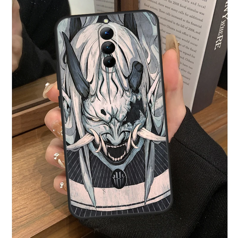 Samurai Oni Mask Case For Nubia Red Magic 10 Pro Plus 6 7 Pro 6S 7S 5G 6R RedMagic 9S 8S 8 9 Pro Plus Coque - view 5