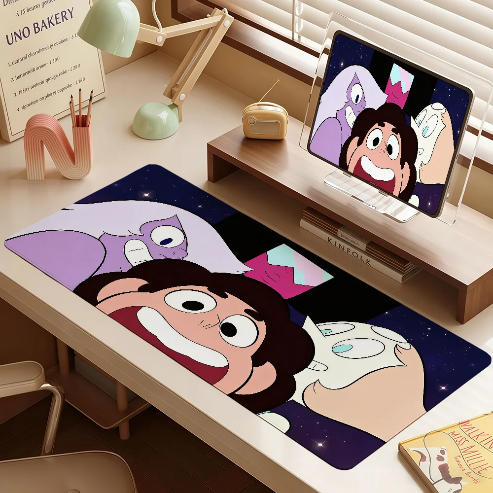 Cartoon S-Steven Universe Mouse Pad Large Non-slip Lockedge Desktop Computer Desk Mat Keyboard MousePad Office Gamer Student