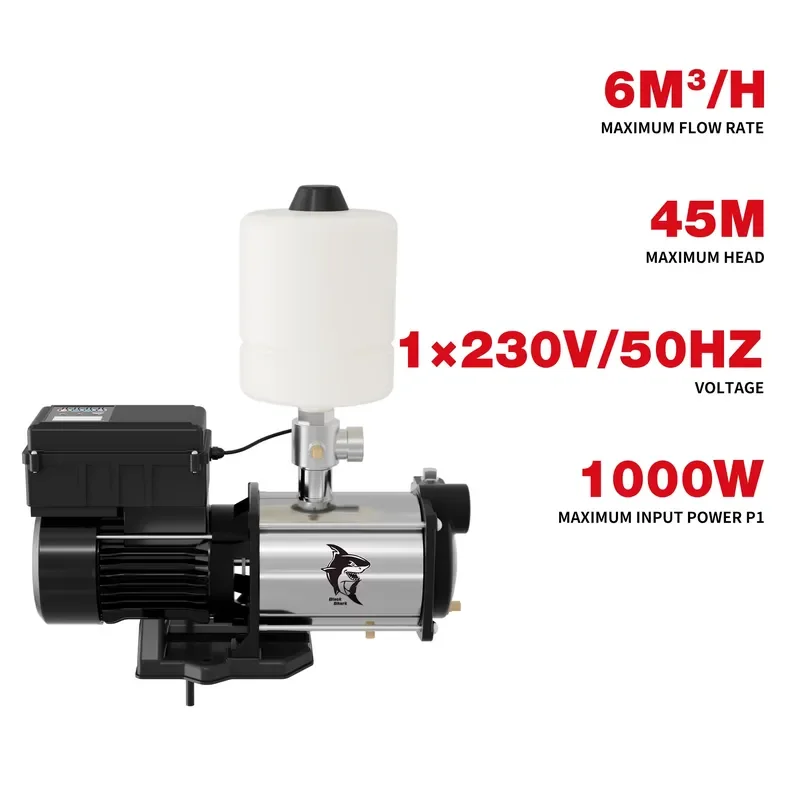 

Pump 5.1m3/h 5.5m3/h 6m3/h Constant Pressure Water Supply Pump for Boosting Household