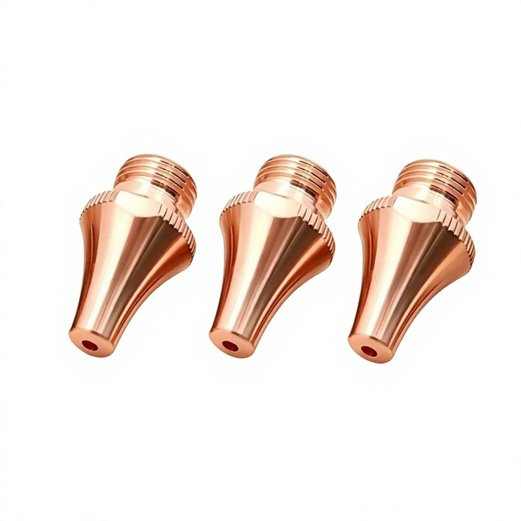 Wave-stimulated Light 3D Tube-Cutting Machine Nozzle M8 Cutting Head Single-Layer Double-Layer Red-Copper Accessory Nozzle China