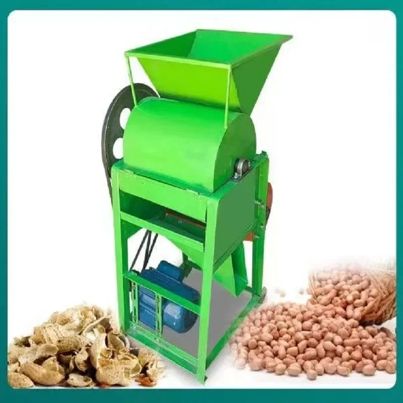 Peanut sheller Electric small peanut seed sheller, dust removal seed sheller