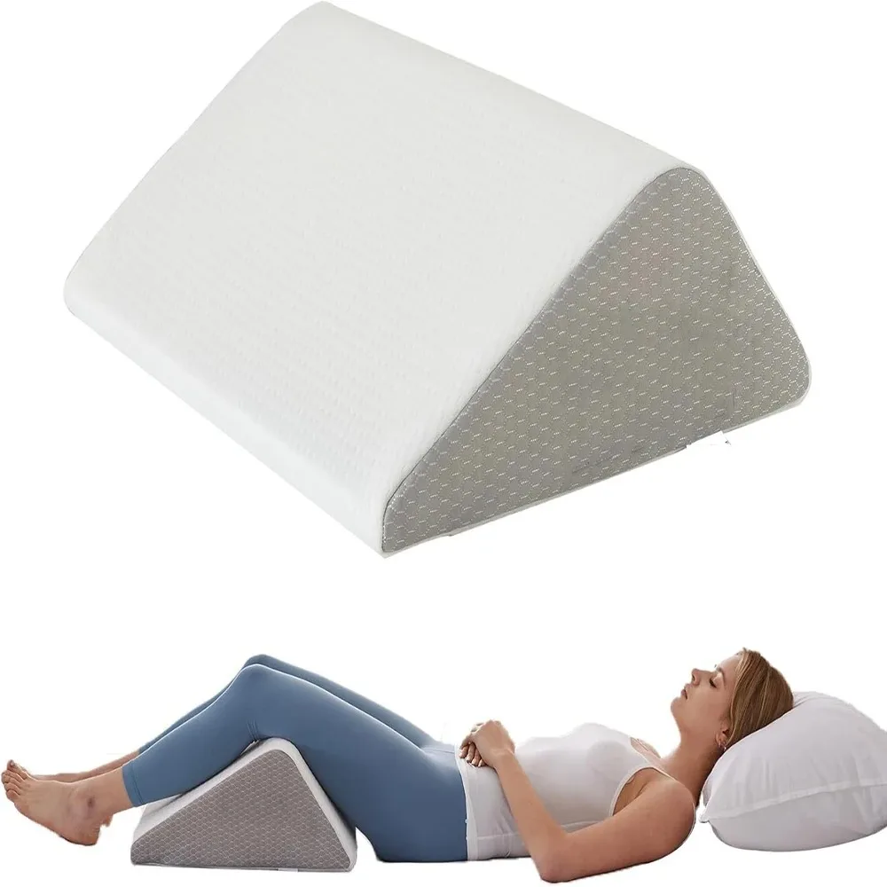 1 Piece Wedge Pillow for Sleeping Body Positioners Turning Device Bedridden Leg Knee Support Positioning Wedge Backrest Pillow