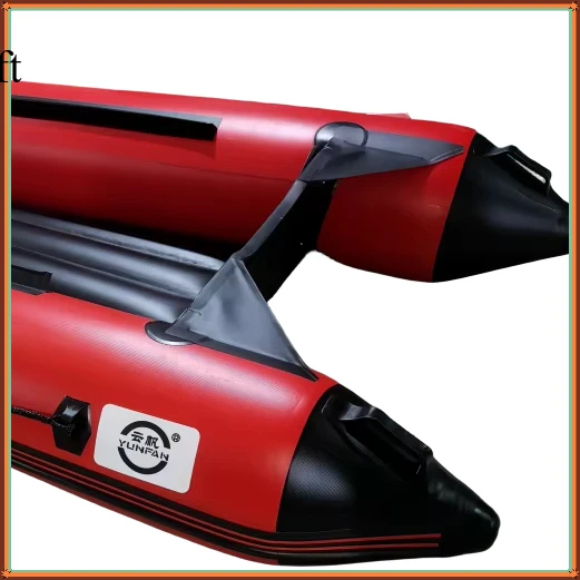 3.3M 5-Person High Speed Inflatable Sport Vessel 0.9mm PVC Air Floor For Fishing River Drifting Outdoor Recreation