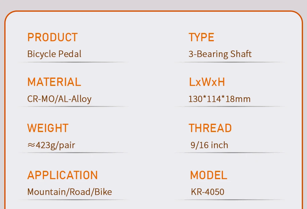 KRSEC MTB Fahrradpedale aus Aluminiumlegierung, breite flache XC DH Fahrradpedale, ultraleichte Fahrradpedale, BMX-Teile – Detail 2