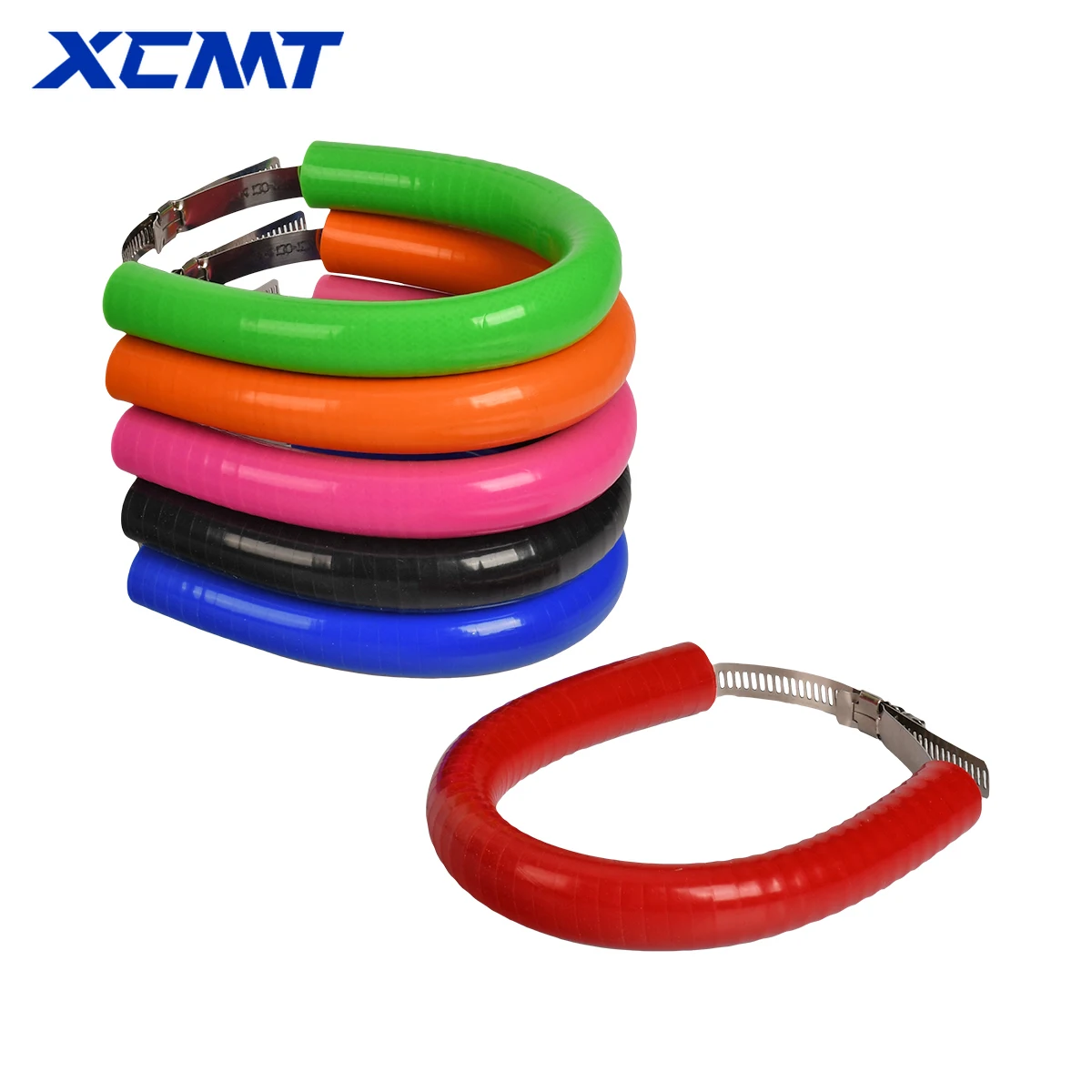 Universal Motorcycle Silicone Exhaust Protector Can Cover For Honda CR CRF Yamaha Suzuki Dirt Bike Off-Road Parts