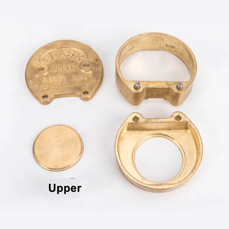 Ejector Type Brass Dental Denture Upper and Lower Flasks