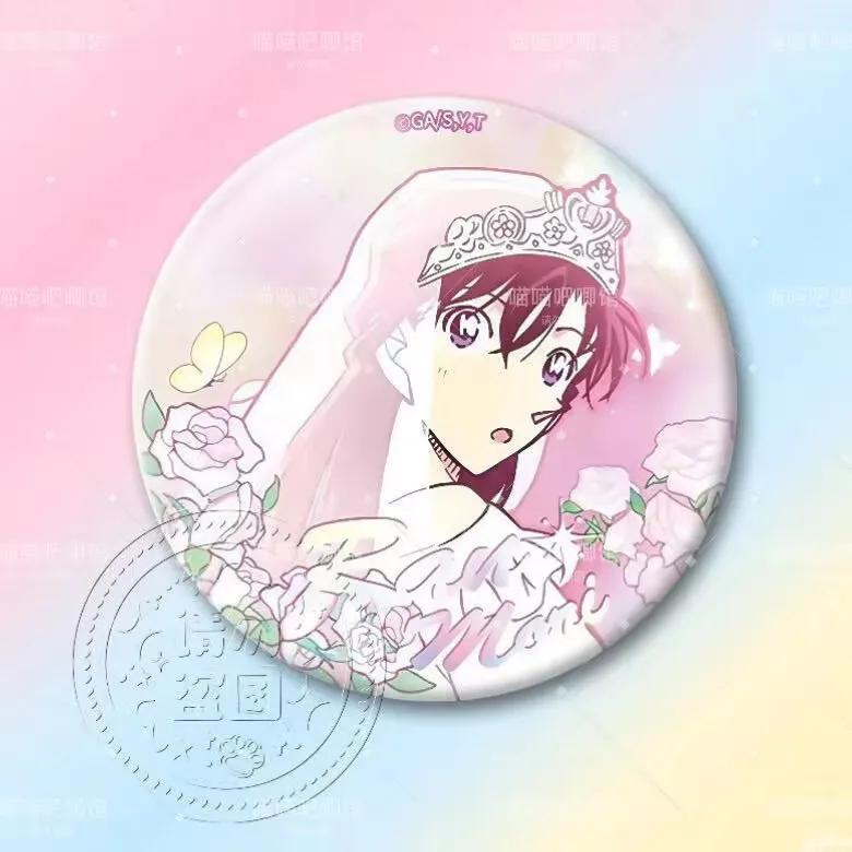 명탐정 코난 꿈의 그림 시리즈 58mm 바 배지 '쿠도 신이치, 카이토 키드 란'