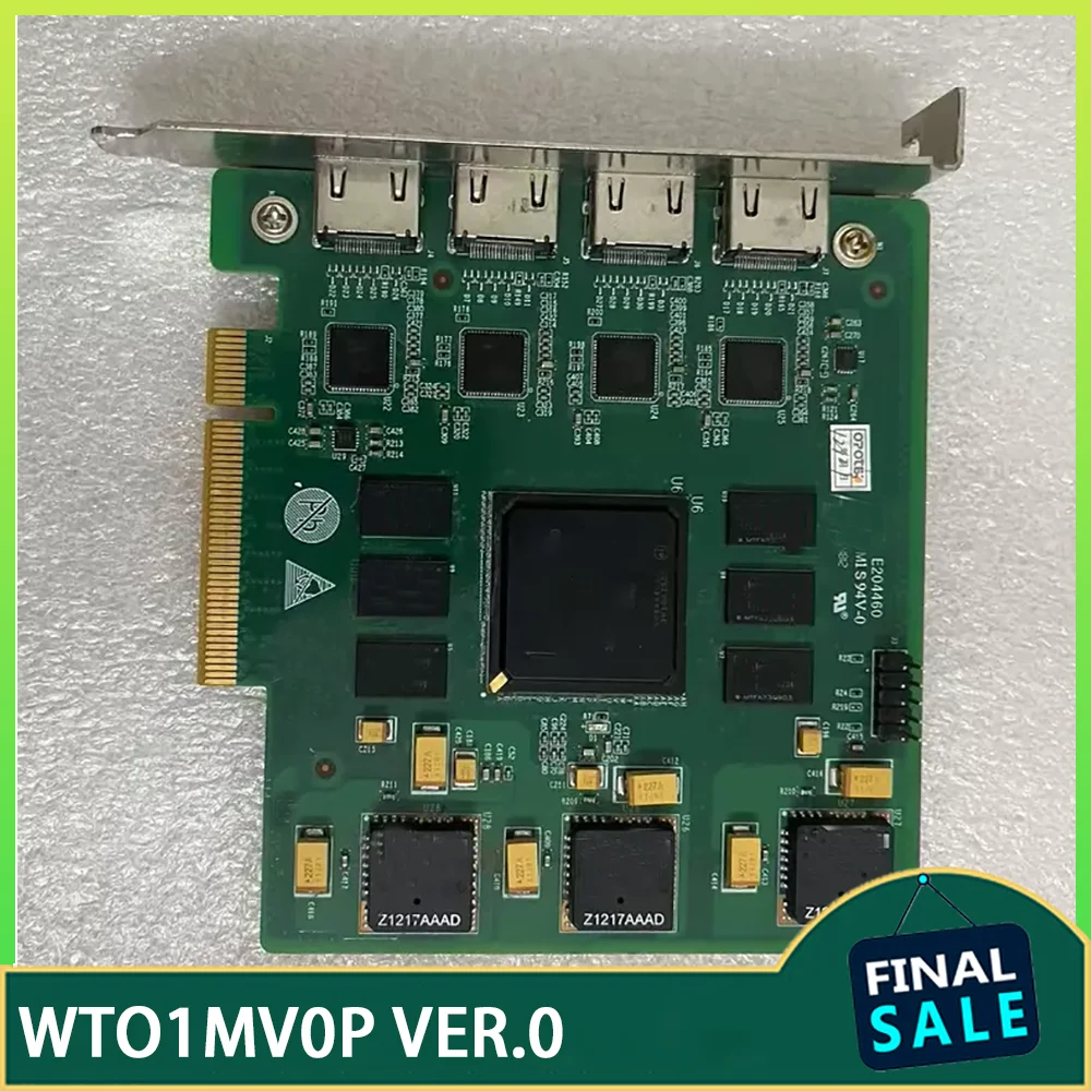 

Четырехканальная плата сбора данных WTO1MV0P VER .0