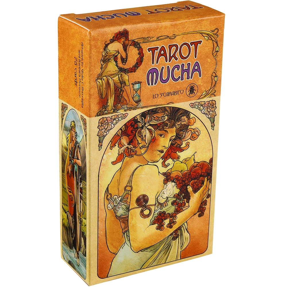 Tarot Mucha by Lo Scarabeo An extraordinary tribute to art nouveau pioneer Alphonse Mucha 78 Card Deck