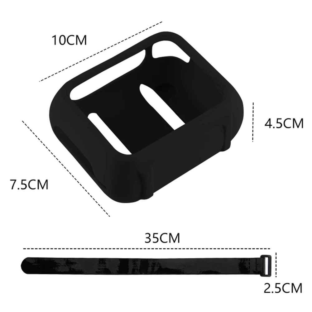 Silicone Case Travel Carrying Pouch with Speaker Mount Strap Portable Speaker Case Shockproof Speaker Cover for JBL Go 4 - view 6
