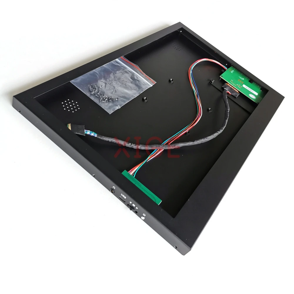 For LTN156KT02 15.6" Kit DIY Monitor Portable Refit USB Micro Metal Case+Driver Controller Board 1600*900 2HDMI-Mini 40 Pin LVDS