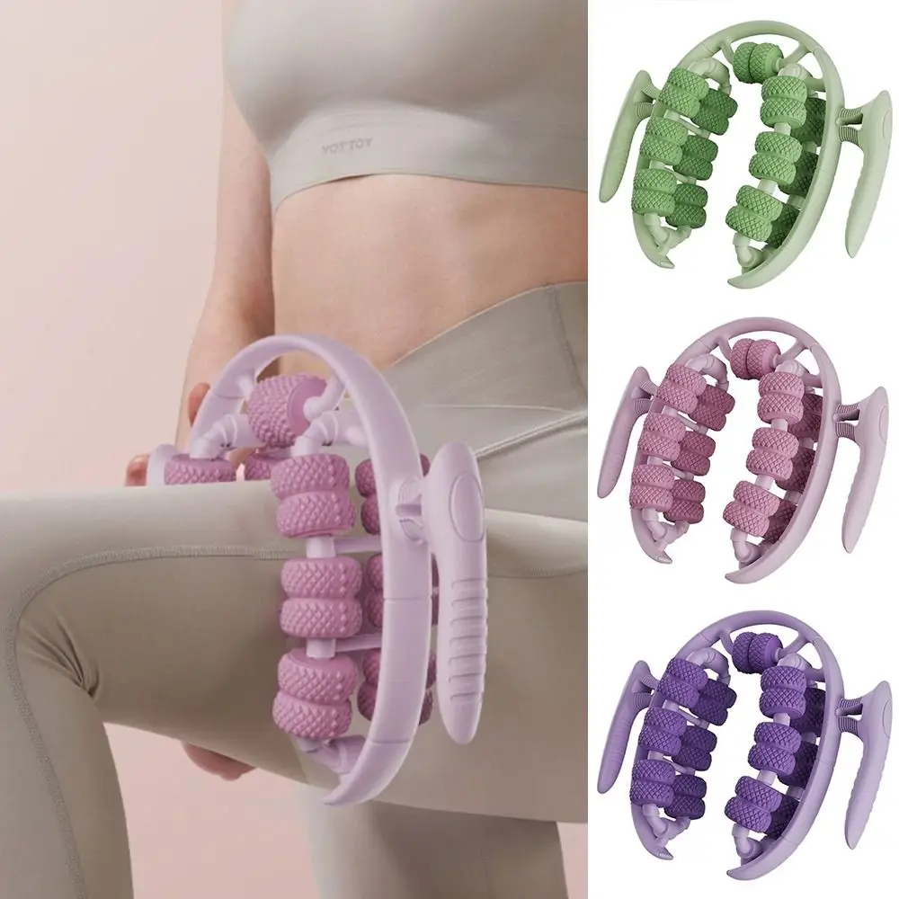 Relax Ring Clamp Leg Massager 26 Wheel Roller Massage Anti-cellulite Massager Relief Fatigue 360°All-Round Massage Body Massager