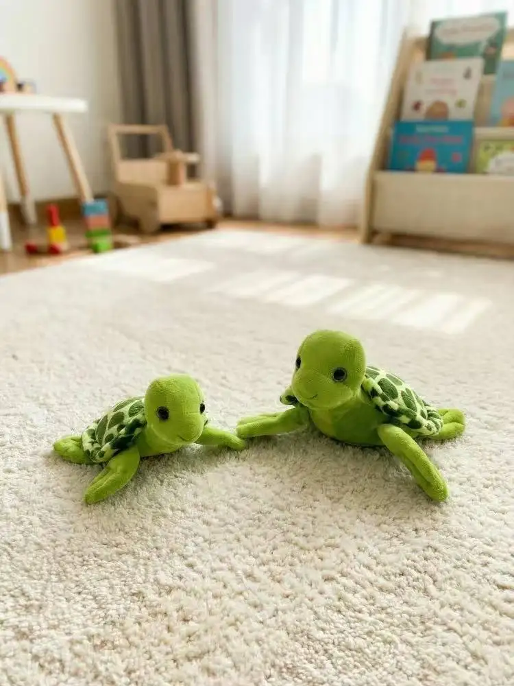 Neueste Eltern-Kind-Schildkröten-Puppe Kawaii Plüschtier Figur Cartoon Anime Niedliches Kinder-Geburtstags- und Feiertagsgeschenk – Detail 35