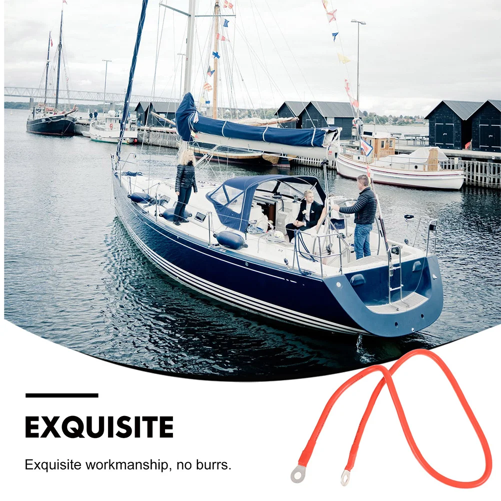 

1 Pair Awg Copper Cables For Car Cable Car Solar Panel Motorcycle Rv Inverter Replacement Cable