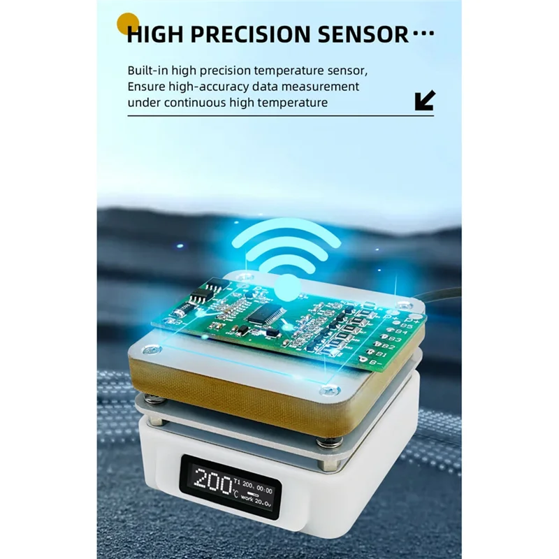 Y17A T55 Preheating Rework Station Constant Temp Adjustable Electronic Hot Plate For PCB SMD Heating Led Lamp Desoldering