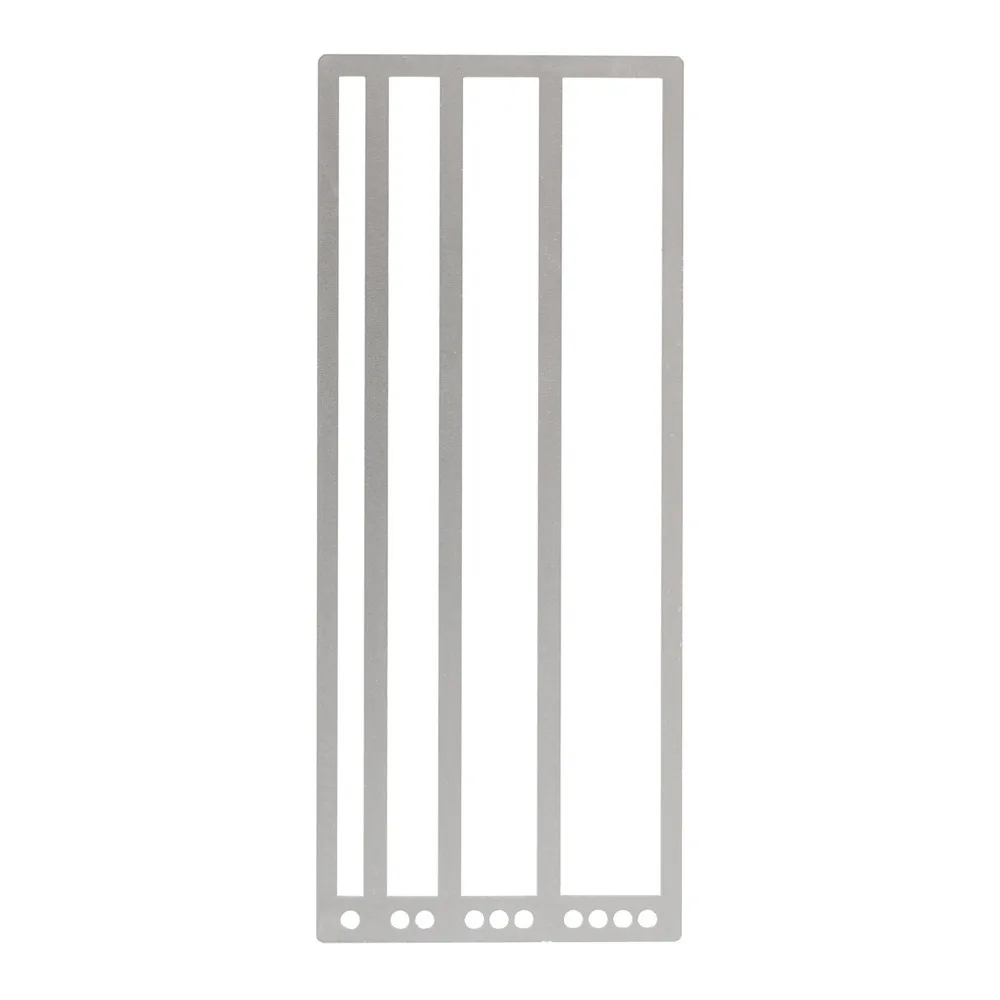

DIY Diamond Painting Ruler Non-Slip Metal Straight Drill Ruler Textured Grid Tool Straight Drill Drawing Ruler