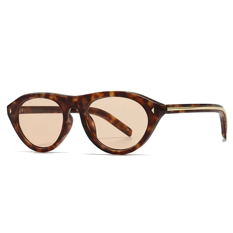 Y2k Pilot Zonnebril Vrouwen Voor Mannen Vintage Luxe Merk Ontwerp Zonnebril Punk Populaire Outdoor Rijden Klinknagel Bril UV400