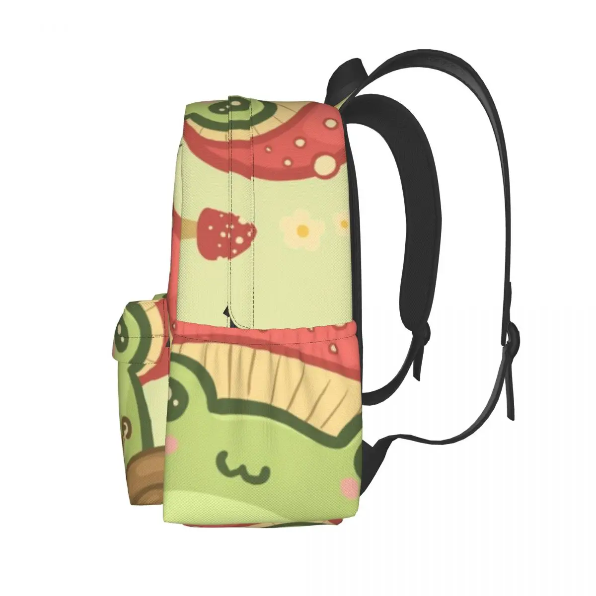 Cottagecore Aesthetic Cute Vintage Frog And Snail Backpack frog Travel Backpacks Design Breathable School Bags Novelty Rucksack