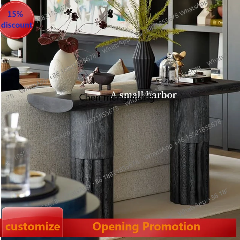 

Входной столик из цельного дерева, чехол в стиле ретро в ваби-сандене, стол с торцевым видом в коридоре, входной шкаф в скандинавском стиле.