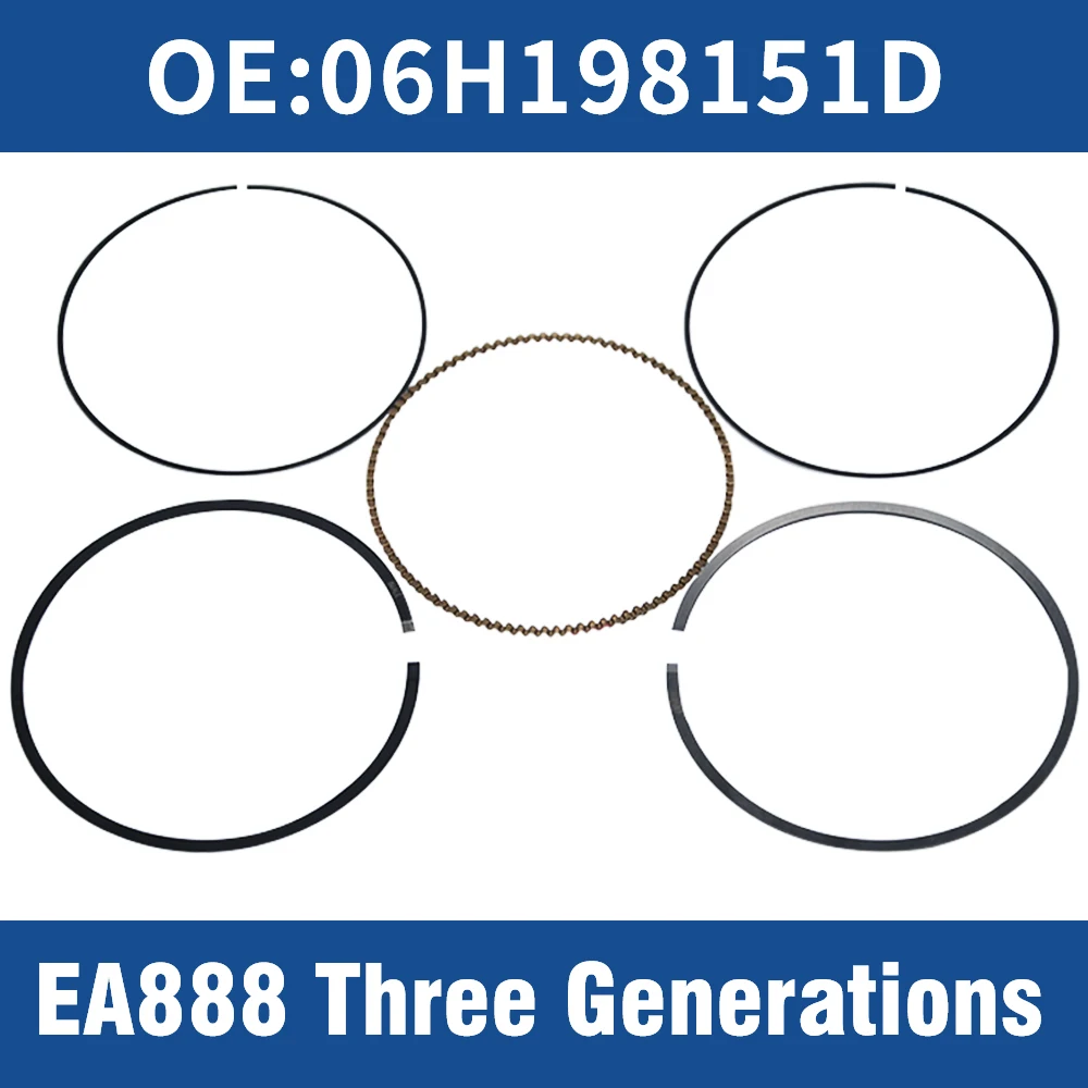 Superior quality engine piston ring 06H198151D for EA888 Third generation