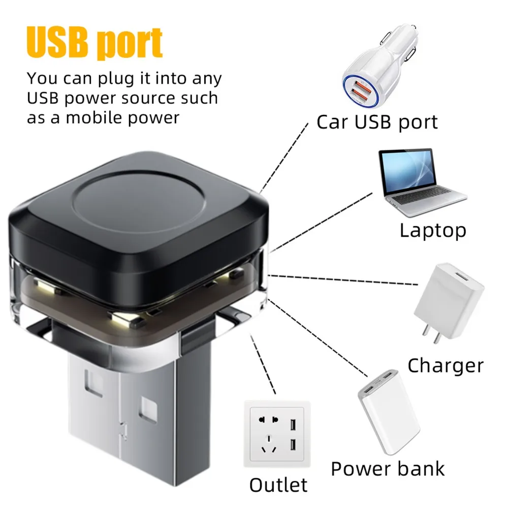 USB Car Ambient Lights Plug Play Universal LED Atmosphere Light Signal Lights Auto Reading Lamp Decorations Decorative Strips