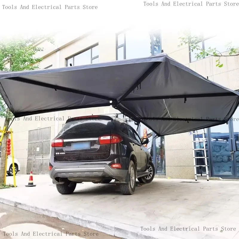 Newly Designed Roof Tent, Car Side Sunshade, Fr-Ee Standing Pole, 270 Degree Camping
