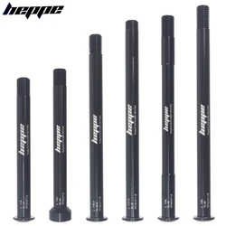 HEPPE Mountain Road Bike Thru Axle Skewers M12 M15 Front Fork Shaft MTB Rear Hub Thru Axle 12x142/148 12x100/110 P1.0/1.5/1.75