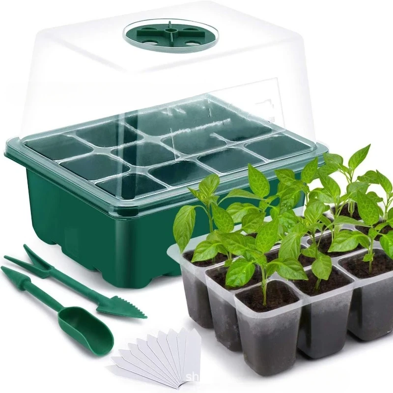 

Nursery Pot for Home Gardening with 6 Holes and 12 Adjustable Holes for Insulation and Cultivation