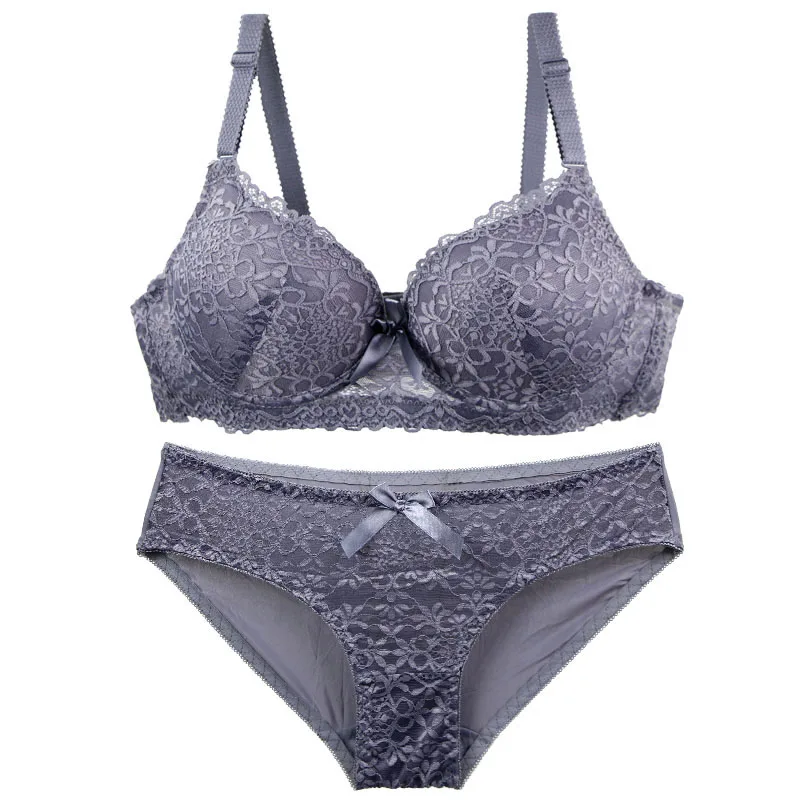 2025 novo conjunto de sutiãs sexy 34/75 36/80 38/85 40/90 42/95 44/100 copo bc roupa interior para mulher push up arco lingerie
