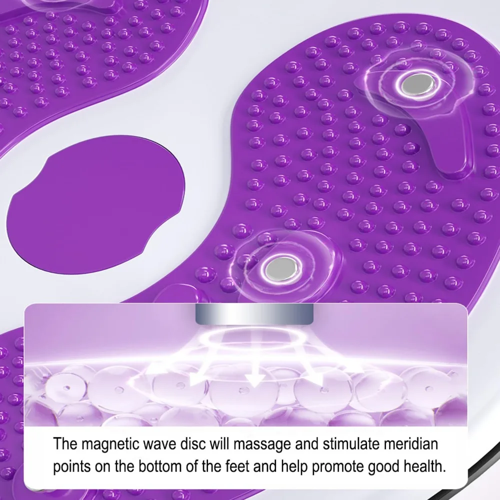 

Thin Waist Waist Training Turntable Adjustable Beautiful Legs Waist Twisting Turntable Portable with Handles Foot Massager