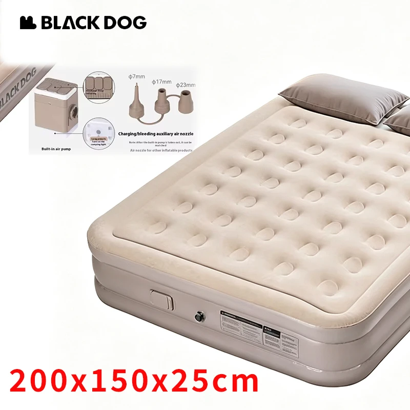 Naturehike BLACKDOG Flow Cloud - Automatic Inflatable Bed  Built In Air Pump Honeycomb Support 900 Kg High Load Capacity Surface